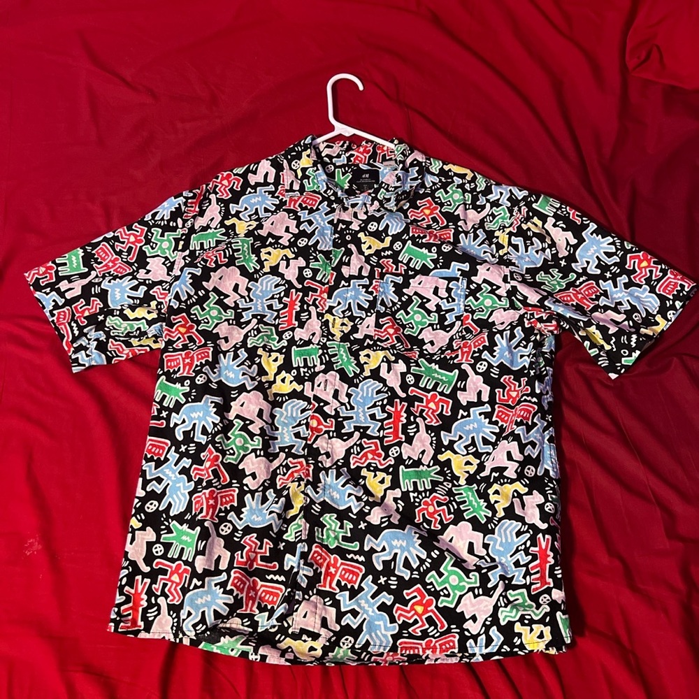 H&M/Keith Haring button up